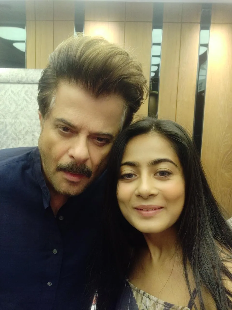 Anil Kapoor with makeup artist Tanya Gupta